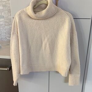 525 America Cream Turtleneck Sweater